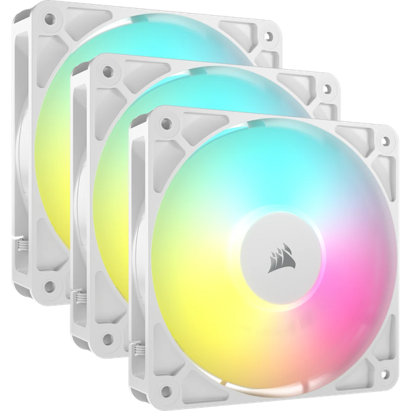 Bộ 3 quạt máy tính Corsair RS120 ARGB White CO-9050185-WW