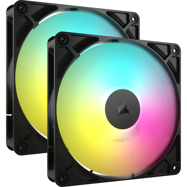 Bộ 2 quạt máy tính Corsair RS140 ARGB Black CO-9050183-WW