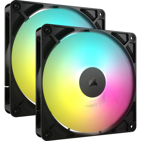 Bộ 2 quạt máy tính Corsair RS140 ARGB Black CO-9050183-WW