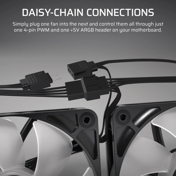 Bộ 2 quạt máy tính Corsair RS140 ARGB Black CO-9050183-WW