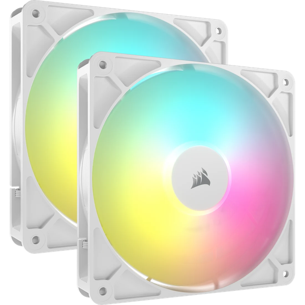 Bộ 2 quạt máy tính Corsair RS140 ARGB White CO-9050187-WW