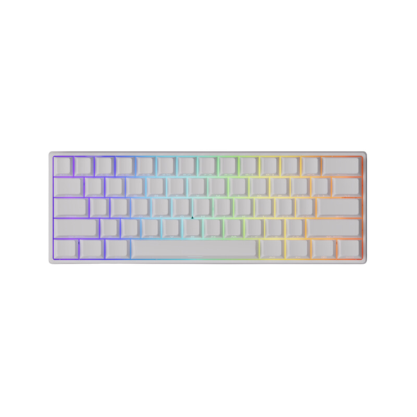 Bàn phím cơ MonsGeek FUN60 Max SP White Glare Magnetic Switches (Tri-mode) 8K in 2.4G Wireless