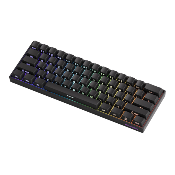 Bàn phím cơ MonsGeek FUN60 Pro SP Black Glare Magnetic Switches Tri-Mode