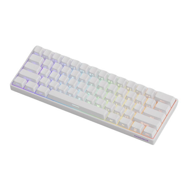 Bàn phím cơ MonsGeek FUN60 Pro SP White Glare Magnetic Switches Tri-Mode