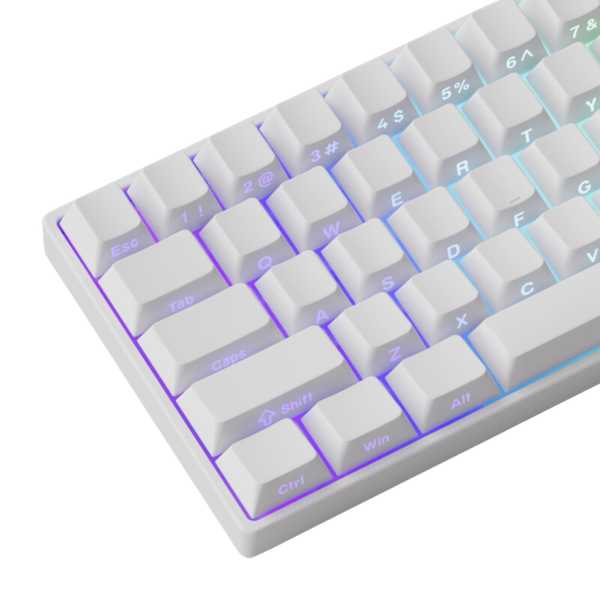 Bàn phím cơ MonsGeek FUN60 Pro SP White Glare Magnetic Switches Tri-Mode