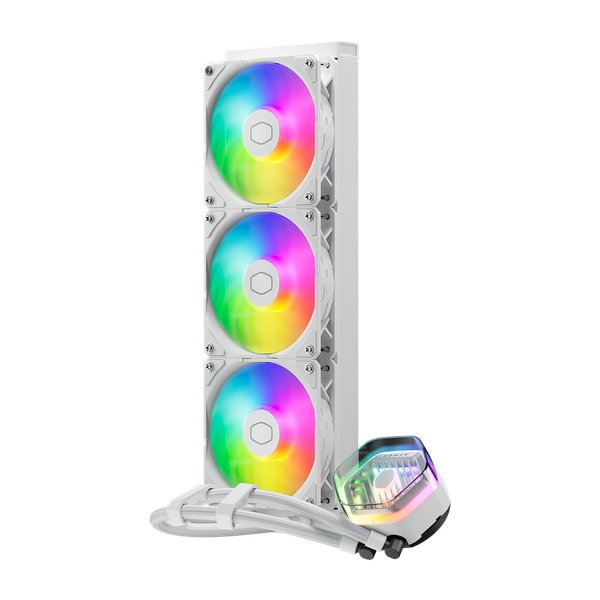 Tản nhiệt nước Cooler Master MasterLiquid 360 Atmos White ARGB