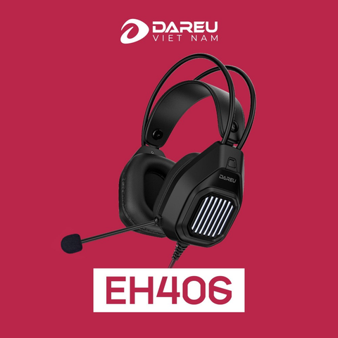 Tai nghe gaming có dây Dareu EH406  (MULTI-LED)