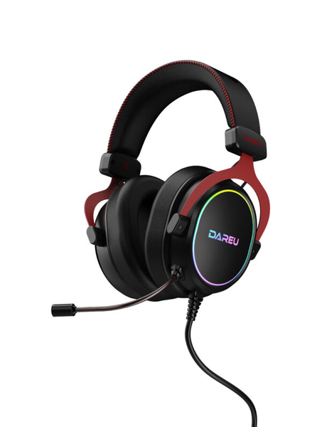 Tai nghe Gaming DareU EH925L 7.1 Black Red RGB