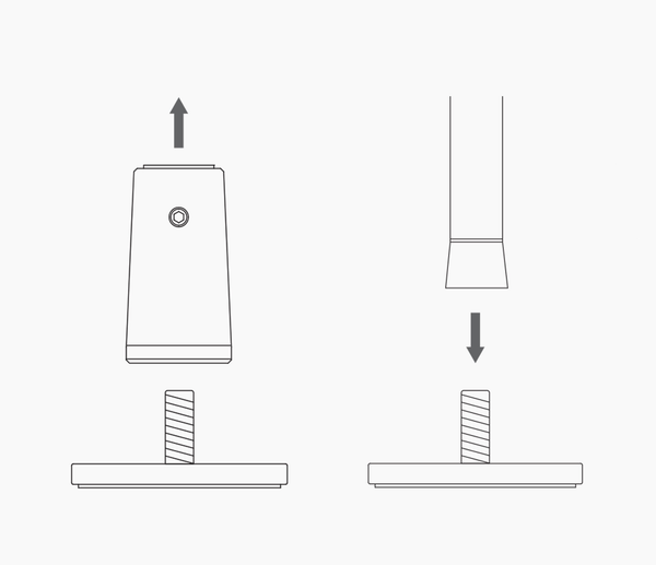 Elgato Desk Plate for Wave Mic Arms White 10AAX9901 10AAX9911