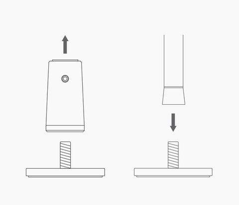 Elgato Desk Plate for Wave Mic Arms White 10AAX9901 10AAX9911