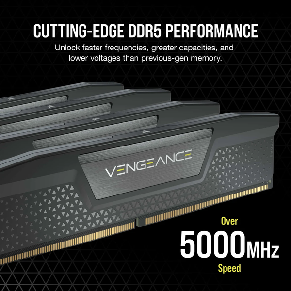 Ram PC Corsair Vengeance LPX Black Heatspreader 16GB 5200MHz DDR5 CMK16GX5M1B5200C40