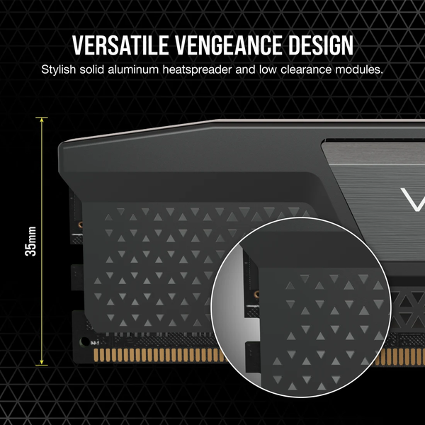 Ram PC Corsair Vengeance LPX Black Heatspreader 16GB 5200MHz DDR5 CMK16GX5M1B5200C40