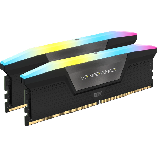 Ram PC Corsair DDR5 5600MHz 96GB 2x48GB DIMM,VENGEANCE RGB Black Heatspreader CMH96GX5M2B5600C40