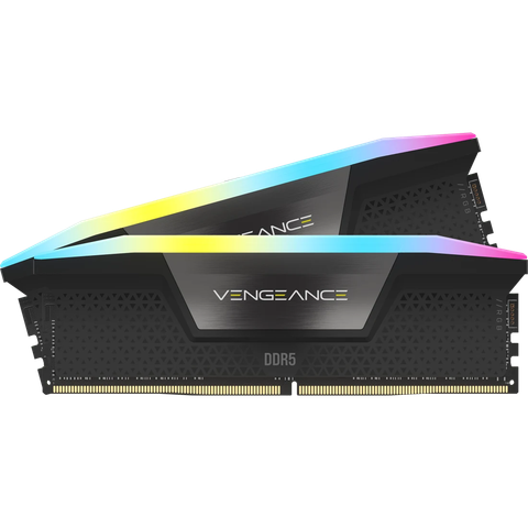 Ram PC Corsair DDR5 5200MHz 32GB 2x16GB VENGEANCE RGB Black Heatspreader CMH32GX5M2B5200C40