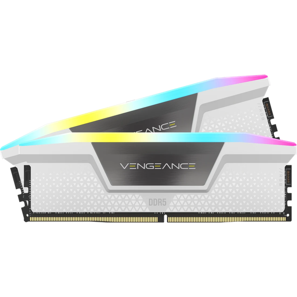 Ram PC Corsair DDR5 5200MHz 32GB 2x16GB VENGEANCE RGB White Heatspreader CMH32GX5M2B5200C40W