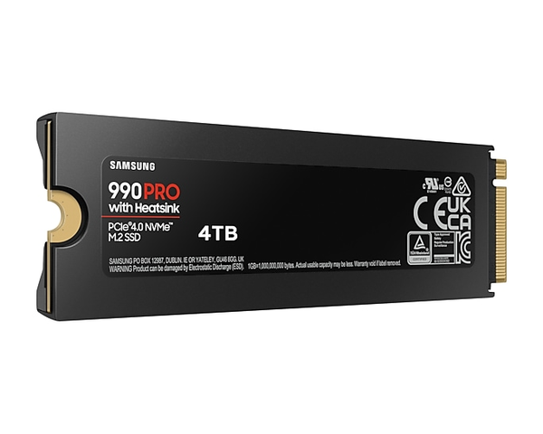 Ổ cứng SSD SamSung 990 PRO Heatsink M.2 NVMe PCIe Gen 4.0 x4