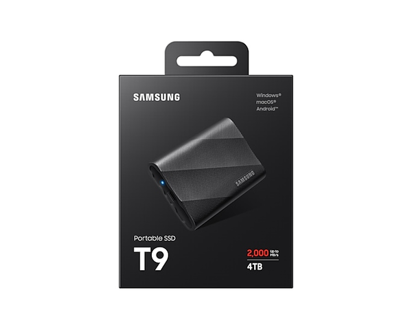 Ổ cứng di động SSD Samsung T9 USB 3.2 Gen 2x2 Black
