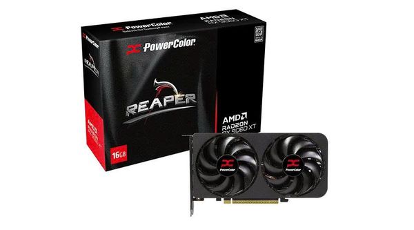 VGA PowerColor Reaper AMD Radeon RX 9060 XT 16GB GDDR6 RX9060XT 16G-A