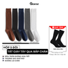 Hộp 5 đôi tất dài nam đi giày tây GOMTAT cao gần gối, chất liệu cotton cao cấp hút ẩm khử mùi - HOT-1804-CB5