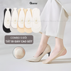 Combo 5 đôi tất đi giày cao gót nữ GOMTAT, chất liệu cotton thoáng khí - CAOGOT-SUX-19218-CB5