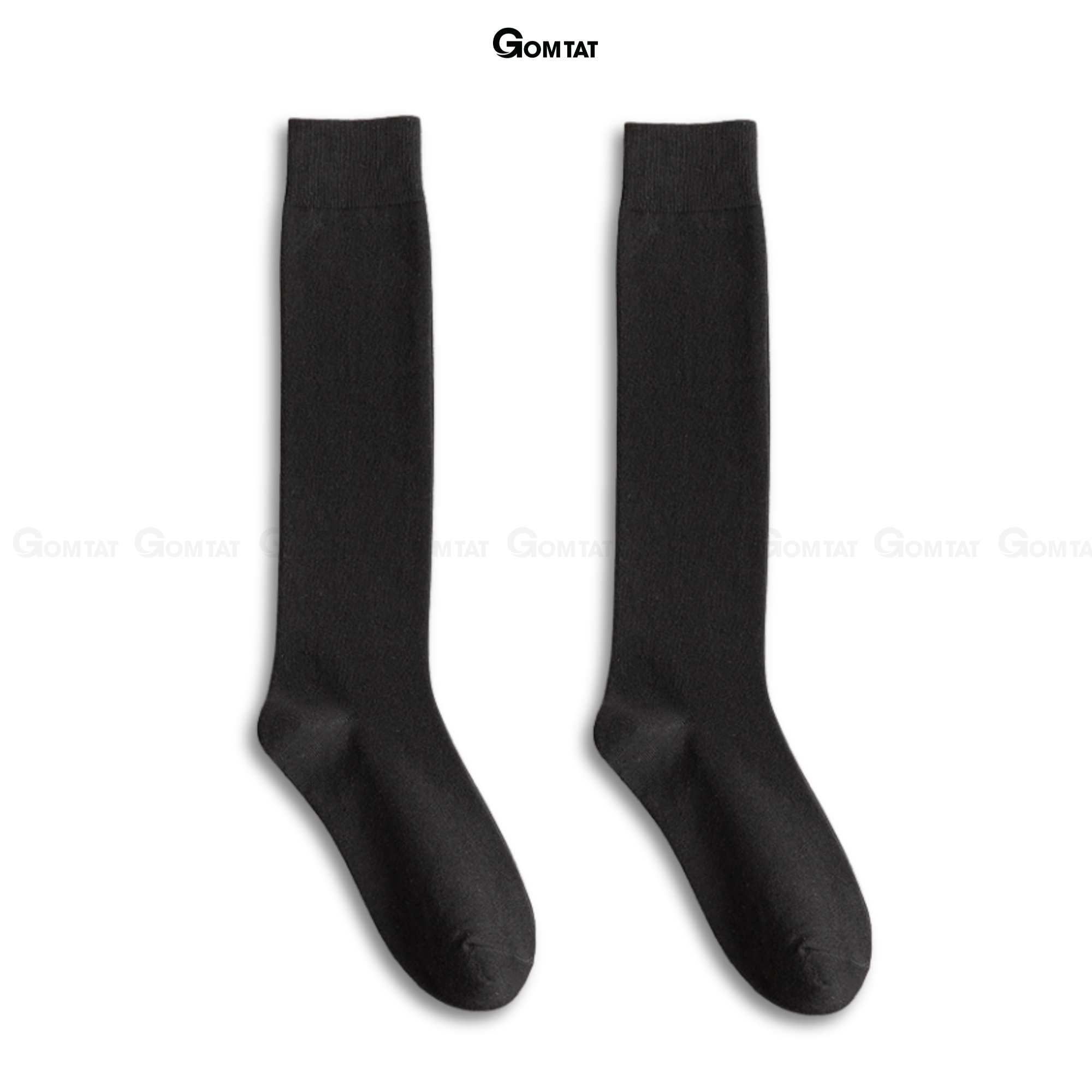 Tất nam đi giày tây dài dưới gối GOMTAT, vớ dài nam chất liệu cotton mềm mịn hút ẩm, thoáng khí, khử mùi êm chân Menswear - HOT-1804-1DOI