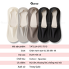 Tất vớ tàng hình nam GOMTAT có đệm silicone chống tuột gót - UYE-7010-1DOI