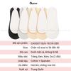 Combo 5 đôi tất đi giày cao gót nữ GOMTAT, chất liệu cotton thoáng khí - CAOGOT-SUX-19218-CB5