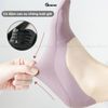 Combo 5 đôi tất lười nữ đi giày búp bê GOMTAT, chất liệu lụa cotton mềm mát, thấm hút thoáng khí - TATLUA-UYE-7002-CB5