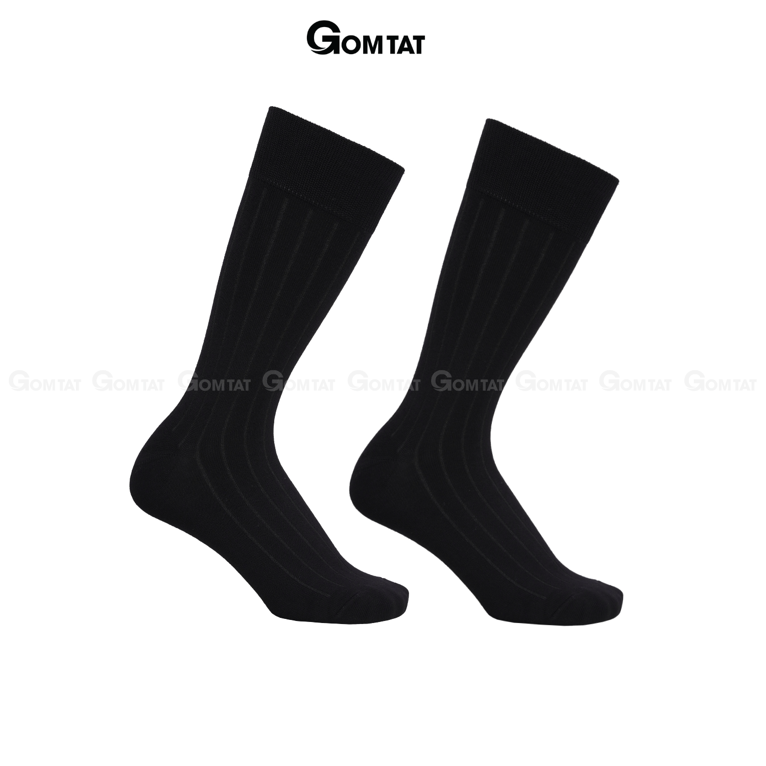 Tất nam đi giày tây GOMTAT cao cấp, vớ nam công sở chất liệu sợi Modal gỗ sồi cao cấp kháng khuẩn - MODAL-STA-5012-1DOI
