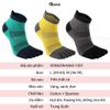 Combo 3 đôi tất thể thao xỏ ngón cổ ngắn GOMTAT, chất liệu cotton hút ẩm thoáng khí -XONGON-MAX-1201-CB3