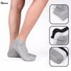 Combo 5 đôi tất nam nữ cổ ngắn GOMTAT basic, vớ cổ ngắn chất cotton dày dặn thoáng khí, không xù lông - LD-S01-TRON-CB5