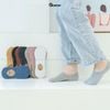 Tất lười nữ đi giày búp bê nhiều màu, vớ lười nữ chất liệu sợi cotton cao cấp có thun cổ chống tuột gót, tất lười nữ Đen, vớ nữ đi giày búp bê, Women - HAI-FIVE-2006-1DOI