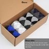 Tất đi giày tây nam cổ cao GOMTAT cao cấp mẫu MIX07, vớ nam công sở chất liệu cotton mềm mại, hút ẩm thoáng khí Menswear - GOM-MIX07-1DOI