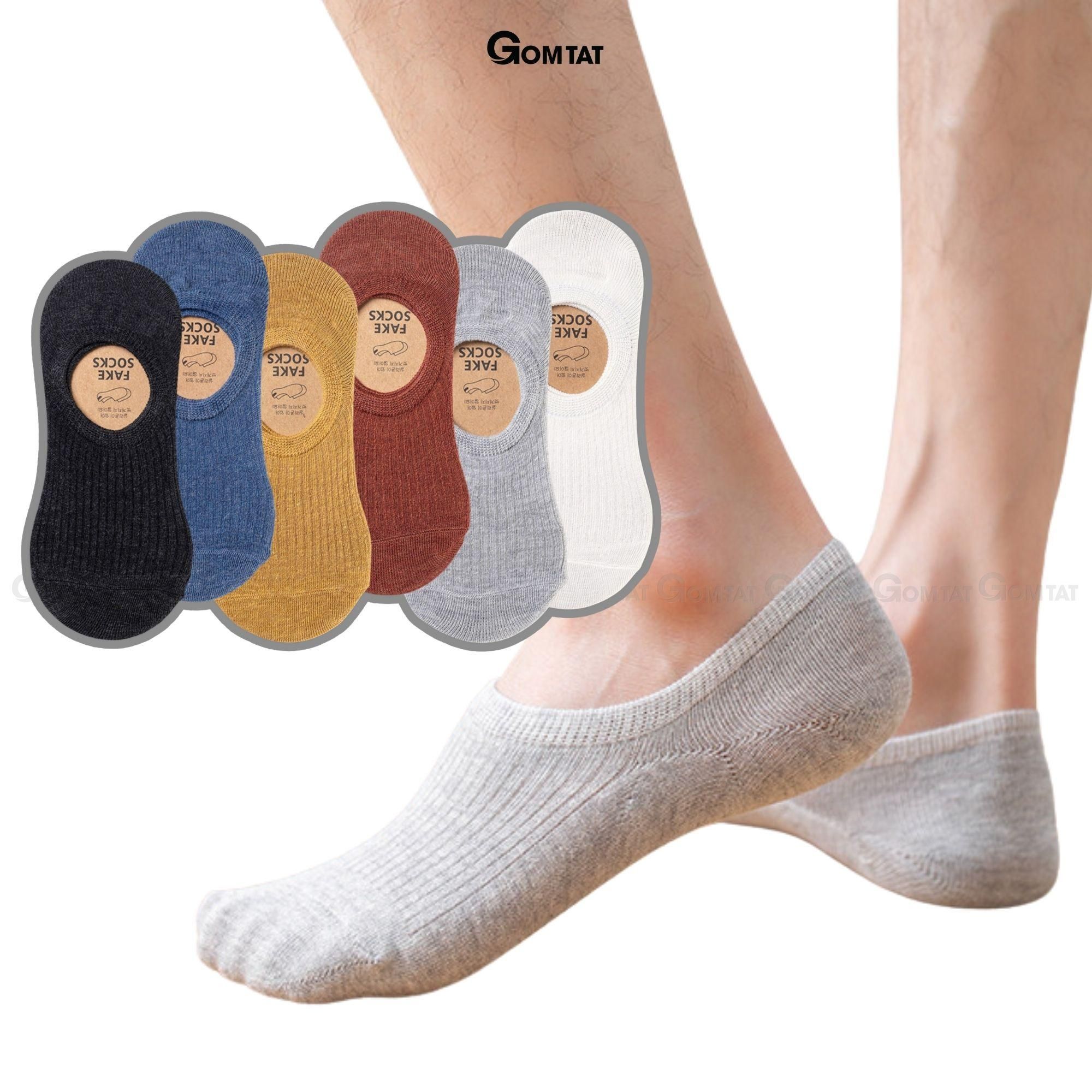 Tất lười nữ đi giày búp bê nhiều màu, vớ lười nữ chất liệu sợi cotton cao cấp có thun cổ chống tuột gót, tất lười nữ Đen, vớ nữ đi giày búp bê, Women - HAI-FIVE-2006-1DOI