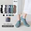 Vớ lười nam cao cấp GOMTAT, có đệm silicon chống tuột gót, chất liệu cotton thoáng mát - D16-A080-1DOI