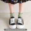 Combo 10 đôi tất cổ ngắn nữ GOMTAT cổ bèo, chất liệu cotton hút ẩm thoáng khí khử mùi -NGANCOBEO-FIVE-2004-CB10