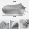 Combo 4 đôi tất vớ nam ngắn cổ GOMTAT, hoạ tiết gân chìm trơn màu chất liệu cotton khử mùi, mềm mại - NT2-FIVE-2005-CB4