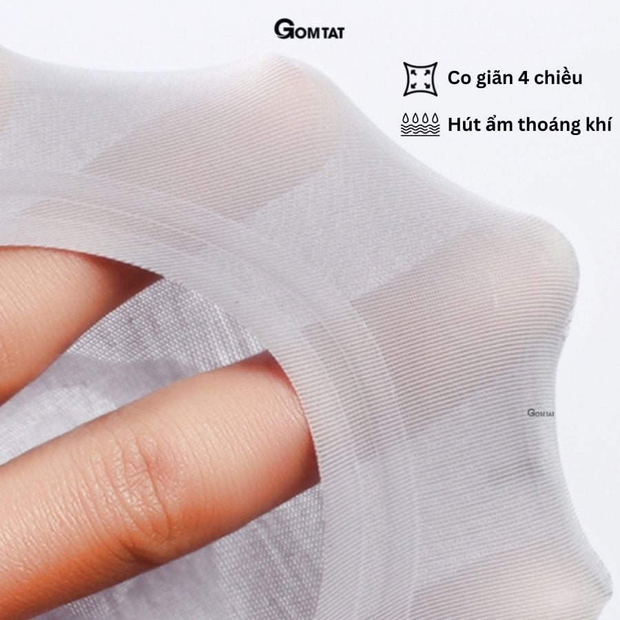 Combo 10 đôi tất lười nữ đi giày búp bê GOMTAT, chất liệu cotton cao cấp mềm mại êm chân - TNBB-CB10