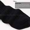 Tất vớ giày tây nam cổ cao GOMTAT mẫu gân chìm, chất liệu mềm mại, thoáng mát, êm chân Menswear - GOM-TAYGANCHIM-1DOI