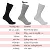 Combo 4 đôi tất cổ cao nam GOMTAT dài 25cm, vớ nam cổ cao chất liệu cotton cao cấp êm chân, mềm mại, thoáng mát, tất đi giày tây, vớ nam công sở Menswear - FIVE-TAY10