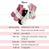 Combo 5 đôi tất nữ cổ ngắn GOMTAT chữ C, chất liệu cotton hút ẩm thoáng khí khử mùi -NGANCHUC-UYE-7004-CB5