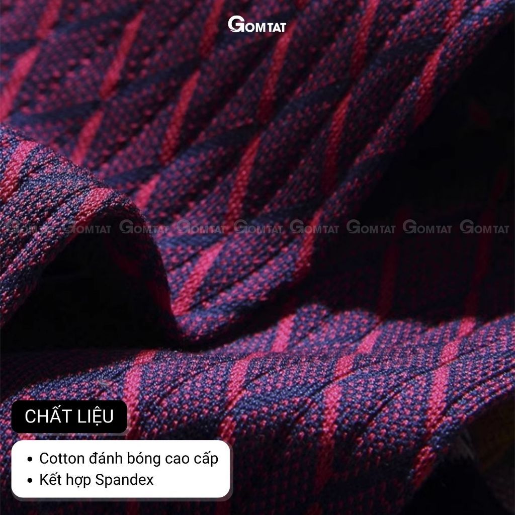 Hộp 3 đôi tất đi giày tây cao cấp GOMTAT chất liệu cotton tự nhiên, hút ẩm thoáng khí, khử mùi êm chân - LYS-2203-CB3