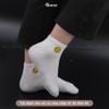Set 5 đôi vớ nữ cổ ngắn GOMTAT, họa tiết mặt cười, hình gấu, trái tim, chất liệu cotton hút ẩm thoáng khí  -LISU37