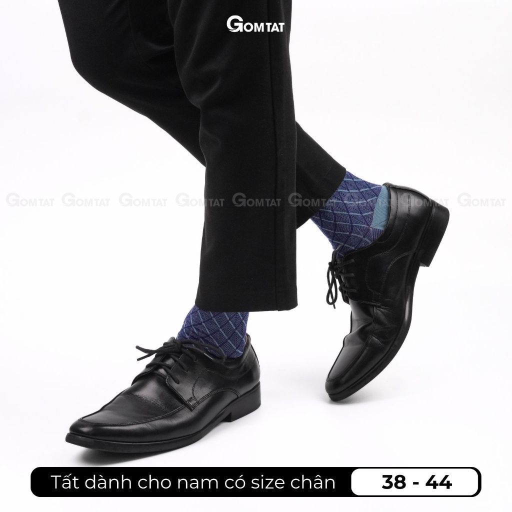 1 đôi tất giày tây chất liệu cotton tự nhiên cao cấp, vớ công sở hút ẩm thoáng khí, khử mùi êm chân - LYS-2203