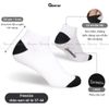 Combo 5 đôi vớ ngắn nam nữ GOMTAT, tất ngắn cổ trơn màu basic, hút ẩm thoáng khí, khử mùi êm chân - GOMSOCKS-NGAN-CB5