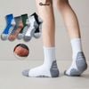 Combo 5 đôi tất thể thao nam cổ cao GOMTAT có lớp đệm xù lông êm chân, chất liệu mềm mại, thấm hút  -PO-TATXU-3011-CB5