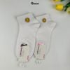 Tất cổ thấp nữ GOMTAT họa tiết trái tim, chất liệu cotton mềm mịn hút ẩm thoáng khí khử mùi êm chân  -TRAITIM-XH-1DOI