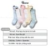 Combo 6 đôi tất lưới chống muỗi trẻ em GOMTAT vớ lưới thoáng khí hút ẩm an toàn - YIQ-W005-CB6