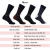 Hộp 4 đôi tất nam cổ cao công sở GOMTAT mẫu MIX06, chất liệu cotton mềm mại thoáng khí  -GOM-MIX06-CB4