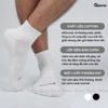 Combo 10 đôi vớ cổ thấp nam nữ GOMTAT, chất liệu cotton hút ẩm khử mùi, có đệm xù êm chân - STA-5009-NGAN-CB10